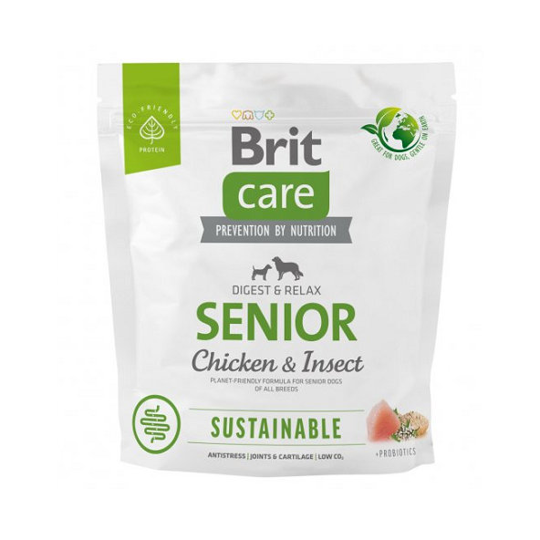 Brit Care dog Sustainable Senior 1kg