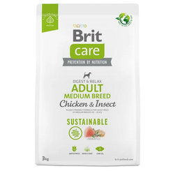 Brit Care dog Sustainable Adult Medium Breed 3kg