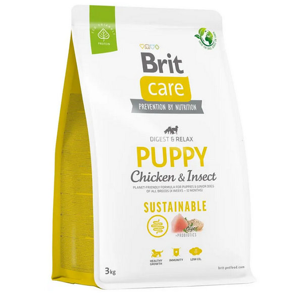 Brit Care dog Sustainable Puppy granule pre šteňatá 3kg