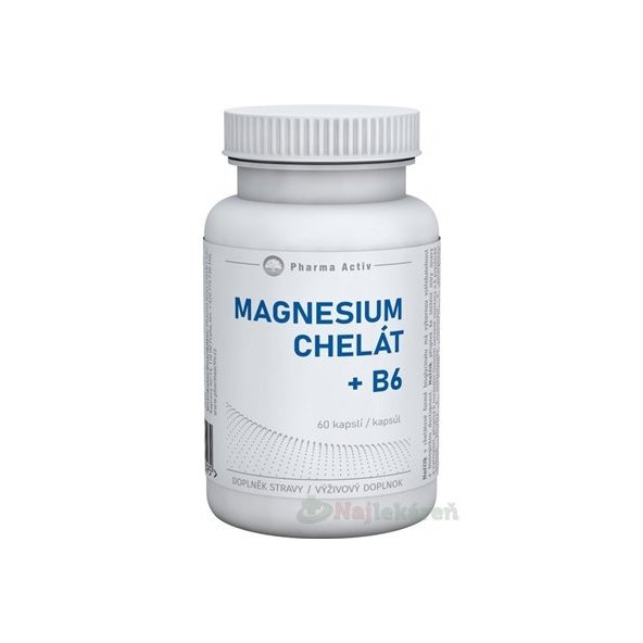 Pharma Activ MAGNESIUM CHELÁT + B6, 60 cps