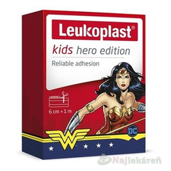 LEUKOPLAST KIDS HERO náplasť na rany, 6 cm x 1 m, 1 ks