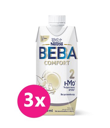 E-shop 3x BEBA COMFORT HM-O 2 Mlieko pokračovacie tekuté, 500 ml