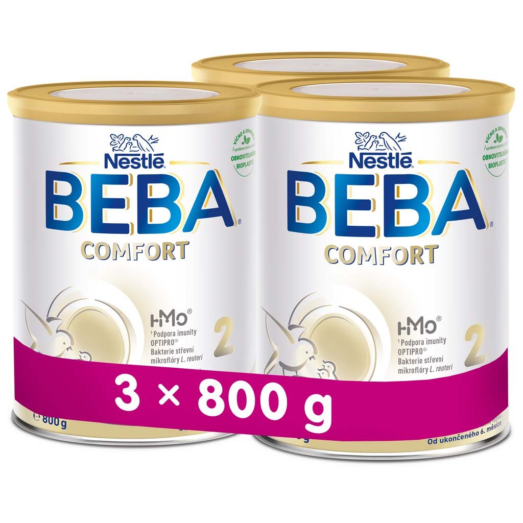 E-shop 3x BEBA COMFORT HM-O 2 Mlieko pokračovacie, 800 g