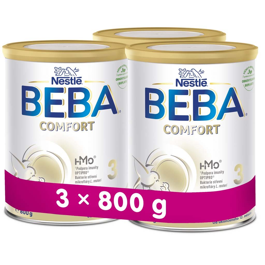 E-shop 3x BEBA COMFORT HM-O 3 Mlieko batoľacie, 800 g