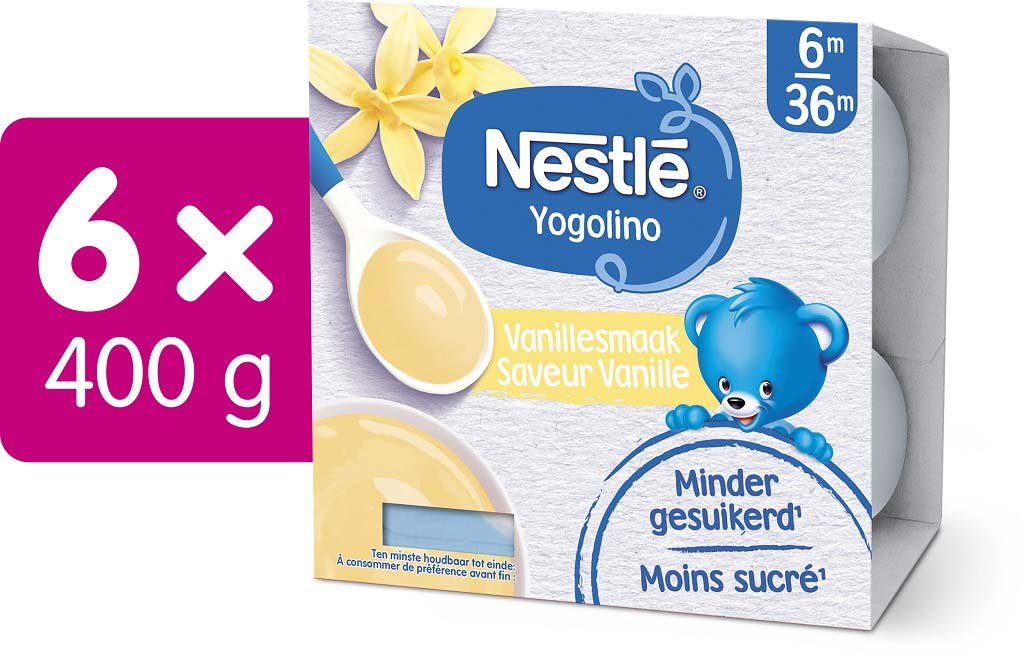 E-shop 6x NESTLÉ YOGOLINO Mliečny dezert s príchuťou vanilky 4x100 g