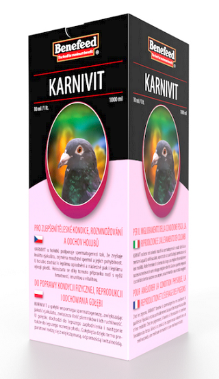 E-shop Karnivit na podporu spermatogenézy pre holuby 1000ml