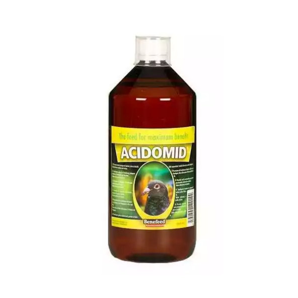 Acidomid H minerálno-vitamínový roztok pre holuby 1000ml