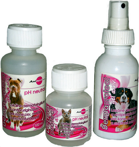 E-shop Dermaprotect protizápalový gel s rozprašovačom pre zvieratá 250ml