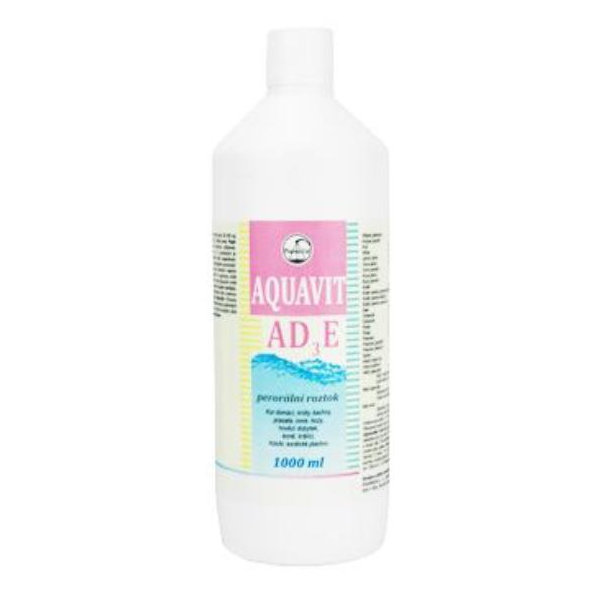 Aquavit AD3E perorálny roztok pre zvieratá 1000ml