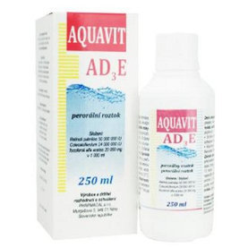 Aquavit AD3E perorálny roztok pre zvieratá 250ml