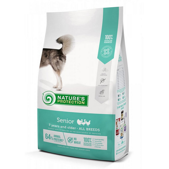 Natures Protection dog senior all breed poultry 7+, 12kg