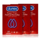 DUREX Feel Thin Extra Lubricated kondóm (2+1) 3x18 ks