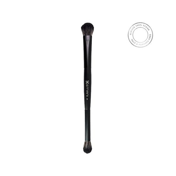 Obojstranný vegánsky štetec: Očné tiene a blendovanie Emani