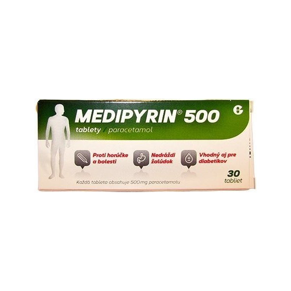 MEDIPYRIN 500 proti bolesti a horúčke 30 tbl
