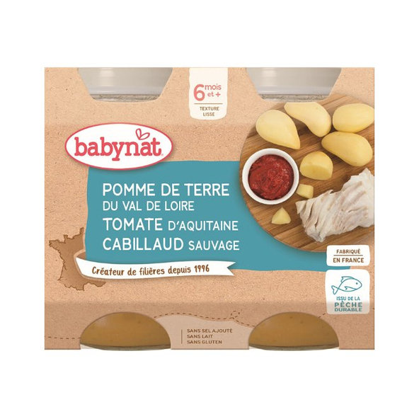 2x BABYBIO Menu zemiaky s treskou (200 g)