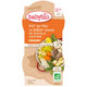 BABYBIO Menu zelenina s hovädzím mäsom (2x 200 g)