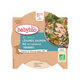 BABYBIO Menu zelenina s lososom a ryžou (260 g)