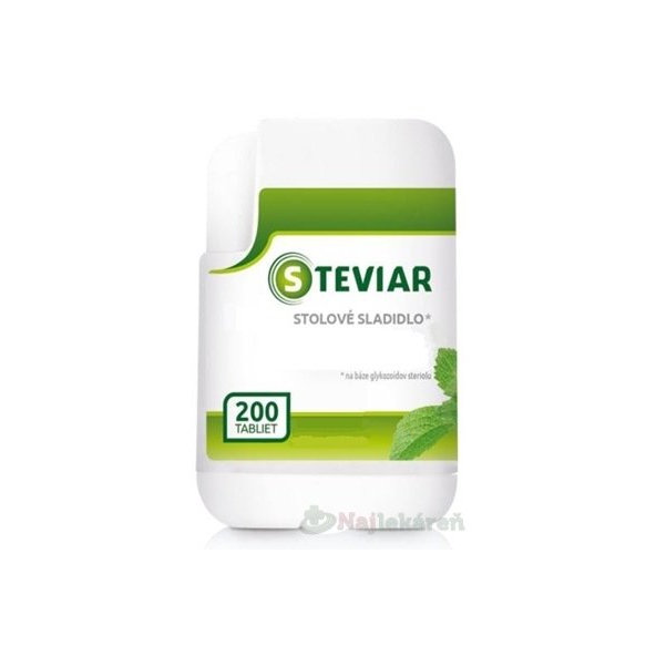 STEVIAR stolové sladidlo 200 ks