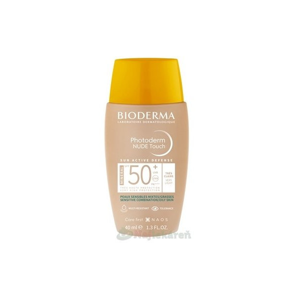 BIODERMA Photoderm NUDE Touch SPF 50+ tónovací fluid 40ml