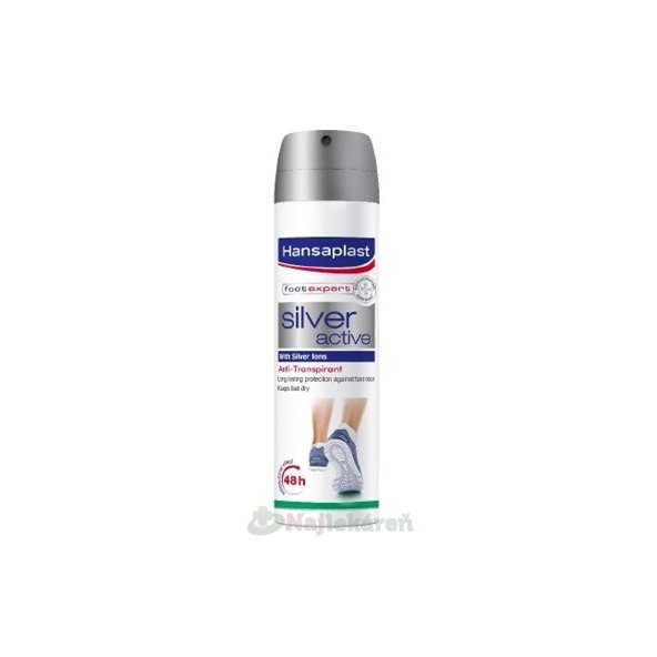 HANSAPLAST sprej na nohy SILVER active 150ml