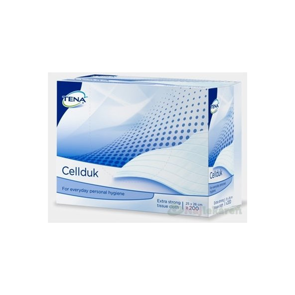 TENA Umývacie utierky cellduk 200ks