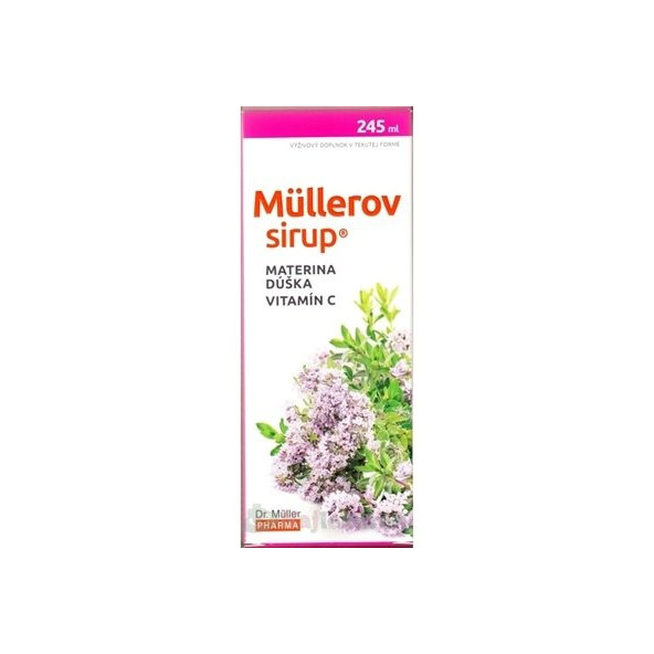 Müllerov sirup s materinou dúškou a vitamínom C 245 ml
