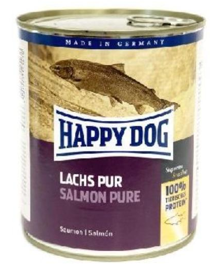 E-shop Happy Dog PREMIUM - Fleisch Pur - lososie mäso konzerva pre psy 800g
