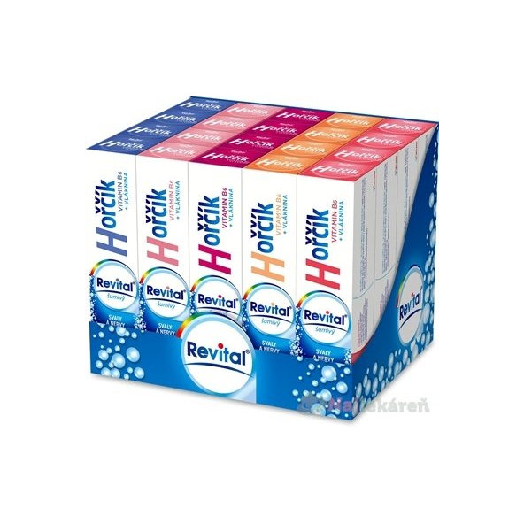 Revital Magnézium + B6 šumivý MIX BOX