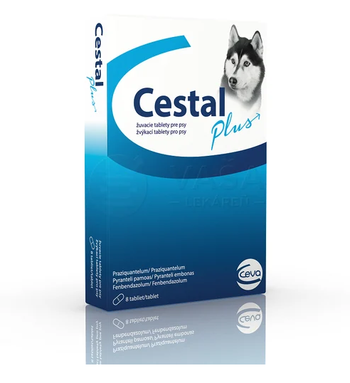E-shop CESTAL PLUS žuvacie tablety na odčervenie psa 8tbl
