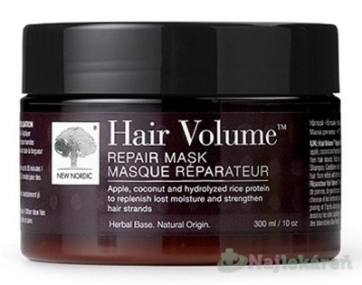 E-shop NEW NORDIC Hair Volume REPAIR MASK regeneračná maska na vlasy 300ml
