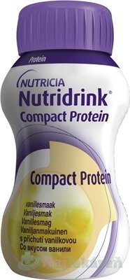 E-shop NUTRIDRINK COMPACT PROTEIN s vanilkovou príchuťou 24x125 ml