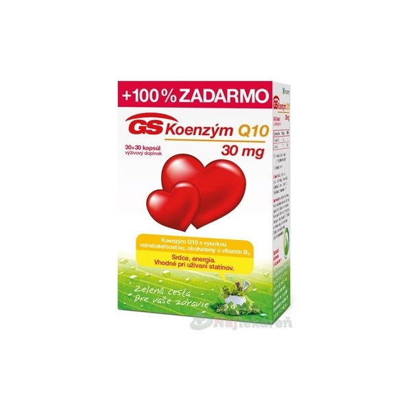 GS Koenzým Q10 30 mg NOVÝ