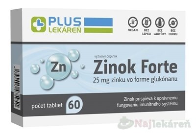 E-shop PLUS LEKÁREŇ Zinok Forte