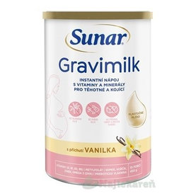 Sunar Gravimilk s príchuťou vanilka instantný mliečny nápoj 450 g