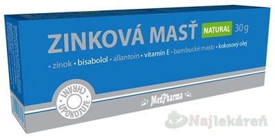 E-shop MedPharma ZINKOVÁ MASŤ NATURAL 30g
