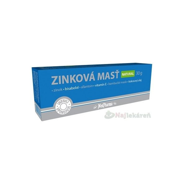 MedPharma ZINKOVÁ MASŤ NATURAL 30 g