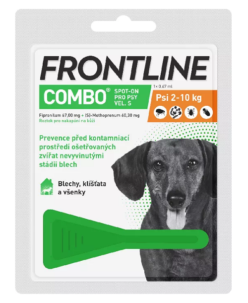 E-shop Frontline Combo Spot-on Dog S - pipeta proti kliešťom pre psy 0,67ml