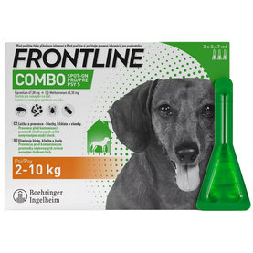 Frontline Combo Spot-on Dog S - pipeta proti kliešťom pre psy 3 x 0,67ml