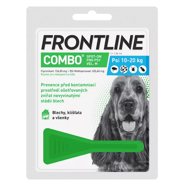 Frontline Combo Spot-on Dog M - pipeta proti kliešťom pre psy 1,34ml
