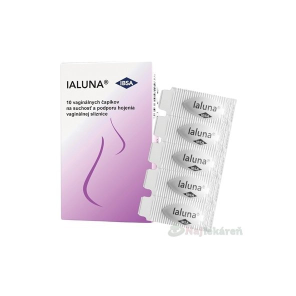 Ialuna vaginálne čapíky 10 kusov
