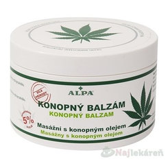 ALPA KONOPNÝ BALZAM, masážny olej, 250 ml