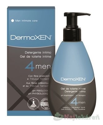 E-shop DermoXEN 4 men intímny čistiaci gél 125 ml