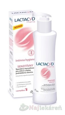 E-shop LACTACYD Pharma SENZITÍVNY intímna hygiena 250ml