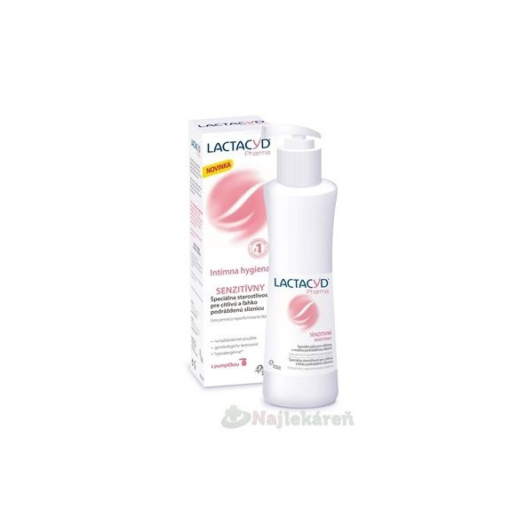 LACTACYD Pharma SENZITÍVNY intímna hygiena 250ml