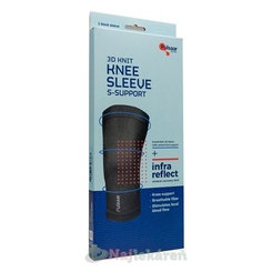 Pulsaar Active 3D Bandáž na koleno s bambusovým uhlím a germániom, veľkosť XL, 1 ks