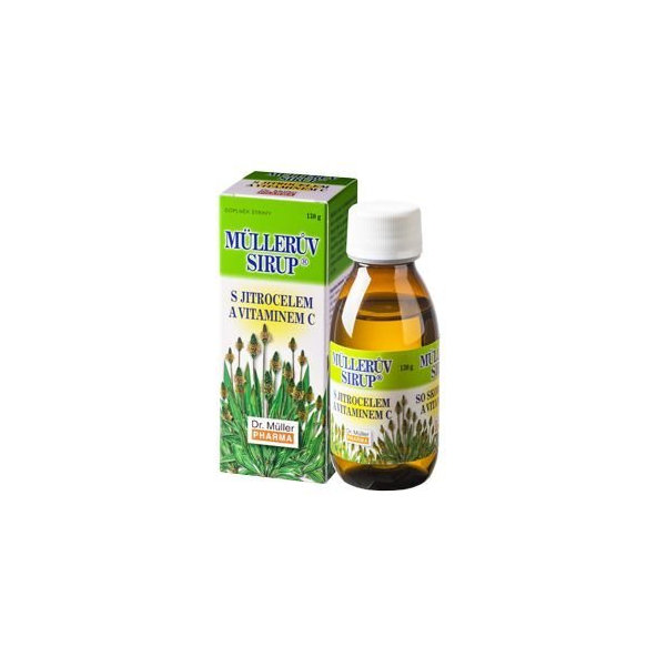 MÜLLEROV SIRUP SO SKOROCELOM, MEDOM A VIT. C  na nachladnutie 245 ml