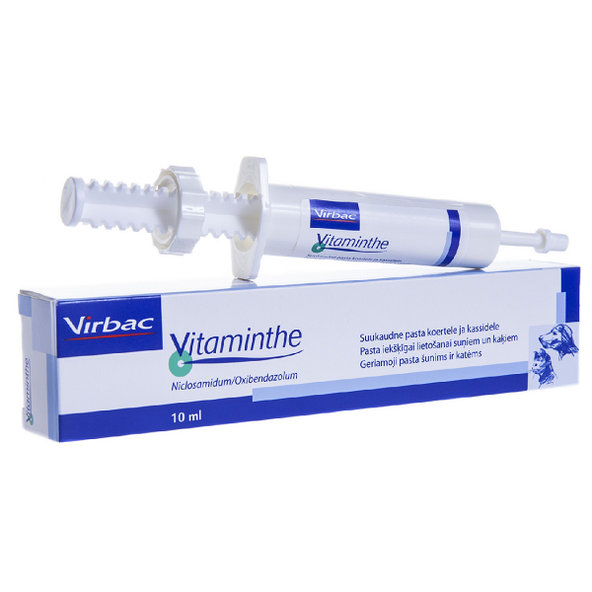 Vitaminthe pasta pre mačky a psy na liečbu helmintózy 25ml