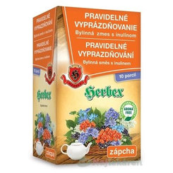 HERBEX PRAVIDELNÉ VYPRÁZDŇOVANIE, 10x6g + 10x8g