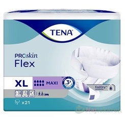 TENA Flex Maxi XL inkontinenčné nohavičky s rýchloupevňovacím pásom 21 ks