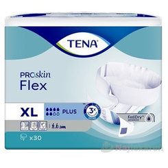 TENA Flex Plus XL inkontinenčné nohavičky s rýchloupevňovacím pásom 30 ks